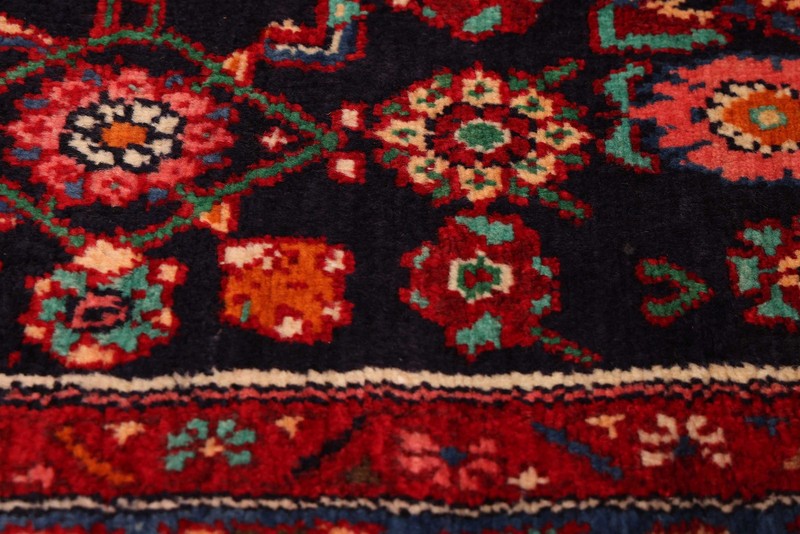 Vintage Hand-knotted Runner Rug 3'1" x 9'10" Traditional Oriental Wool Carpet gallery