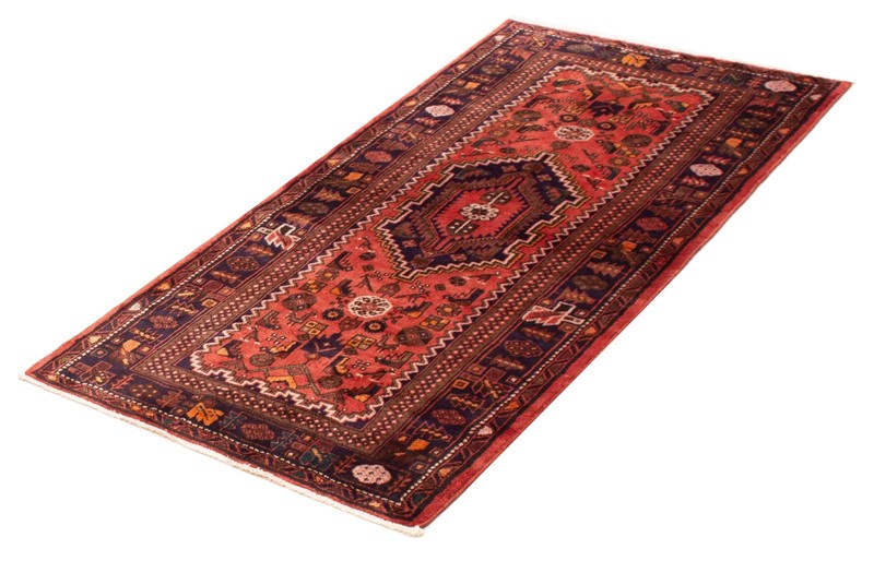 Vintage Hand-Knotted Area Rug 3'7" x 6'9" Traditional Wool Carpet gallery