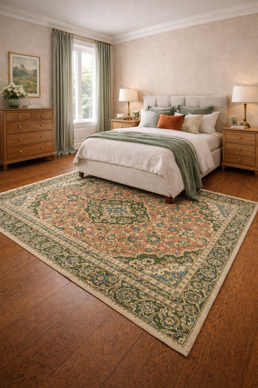 Handmade Vintage Oriental Rug Floral Tribal Style Decor Entryway Carpet 5X8 ft gallery