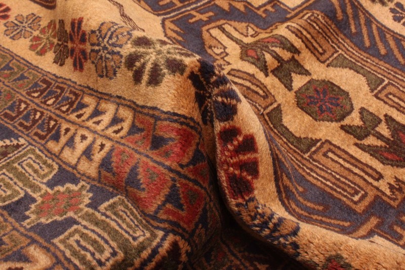 Traditional Vintage Hand-Knotted Area Rug 3'7" x 5'11" Oriental Wool Carpet gallery