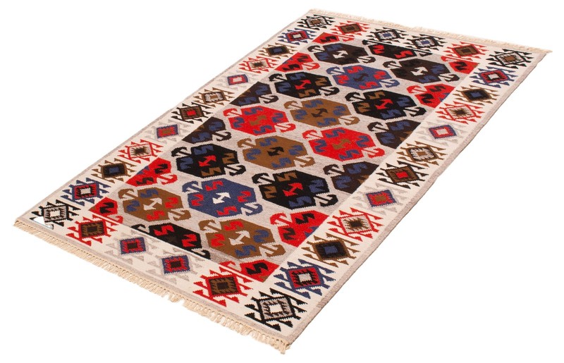 Vintage Hand Woven Area Rug 5'2" x 8'0" Traditional Wool Oriental Carpet gallery