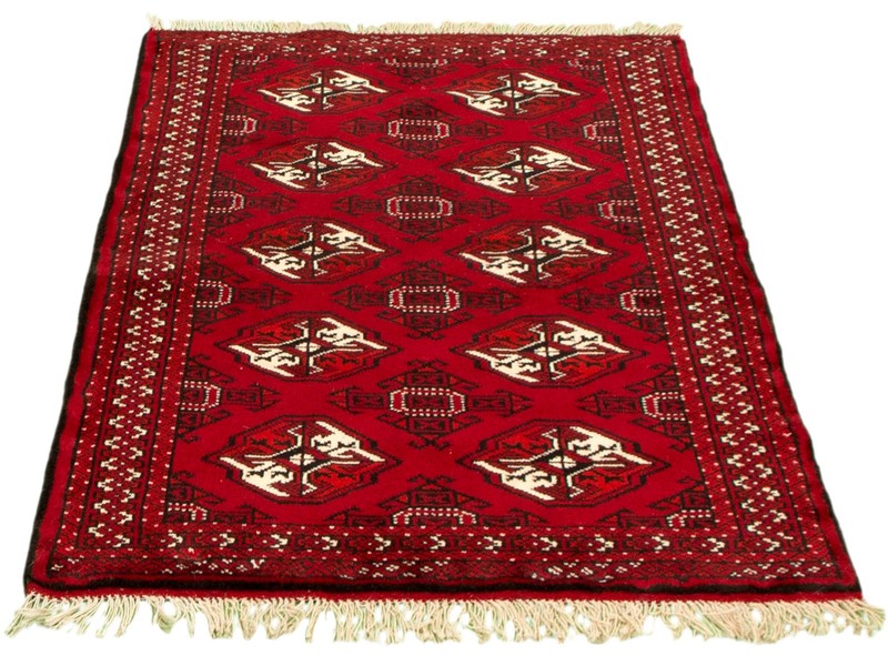 Vintage 3'4" x 4'8" Traditional Hand Knotted Vegetable Dye Wool Area Rug gallery