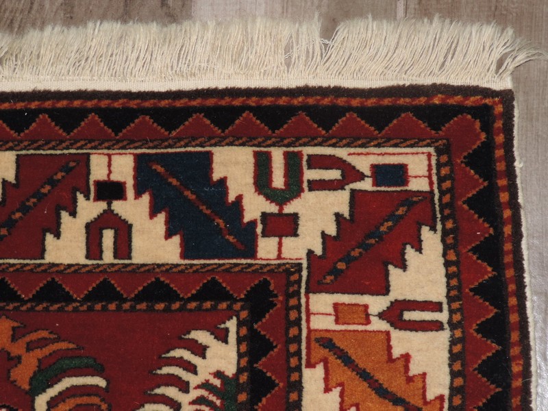 3x5ft. Handmade Azerbaijan Caucasian Wool Rug gallery