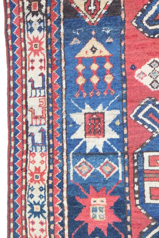 Antique Karabagh Triple Medallion Rug – Late 19th Century Caucasian Tribal Rug gallery