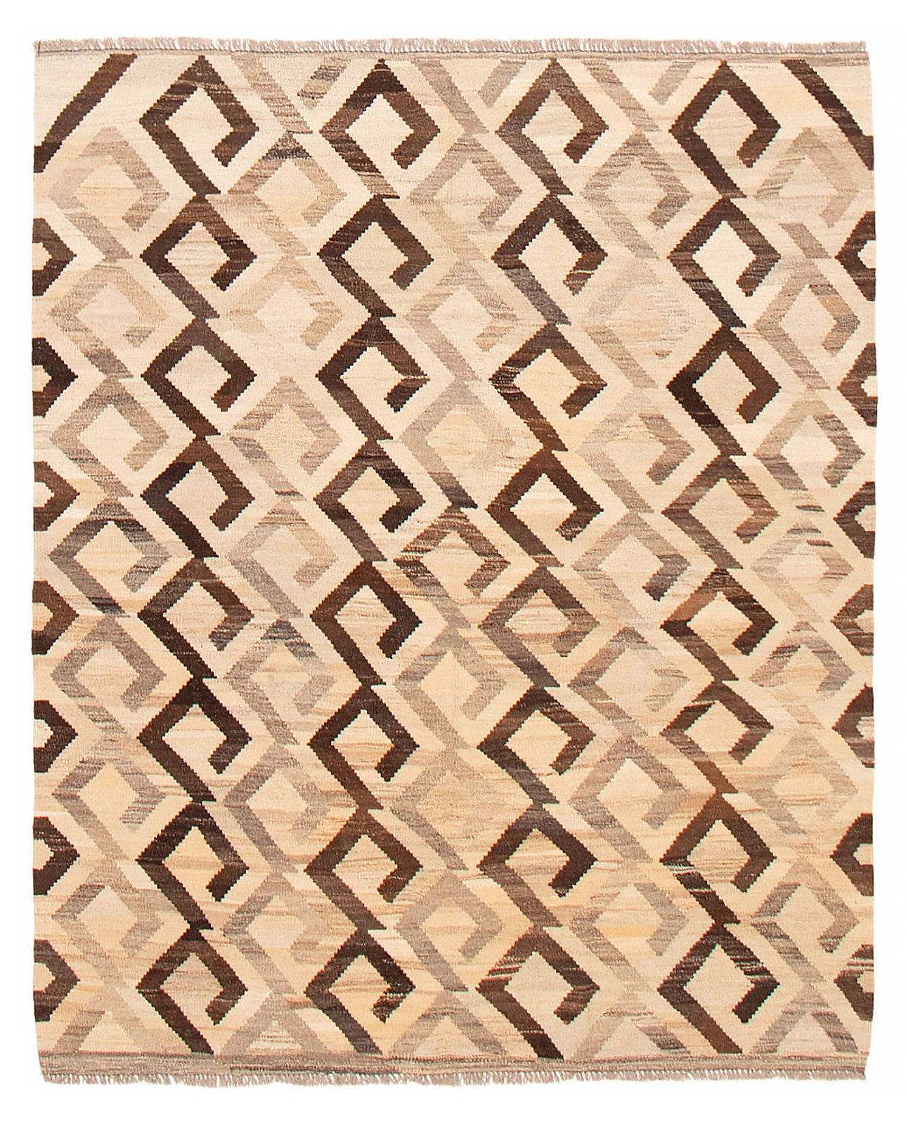 Vintage 5'3" x 6'4" Traditional Wool Hand Woven Oriental Area Rug gallery