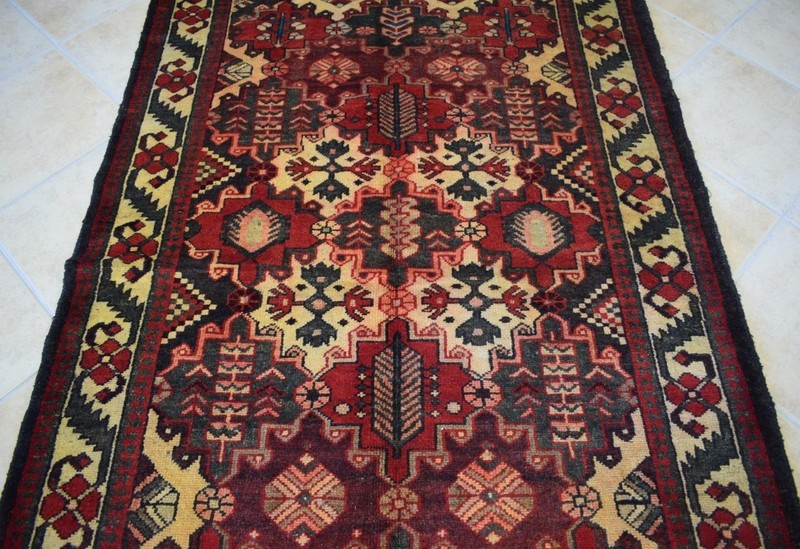 Rug. S Antique Vintage Tribal Handmade Wool Area Rug Oriental Carpet 4'5 x 6'7 gallery