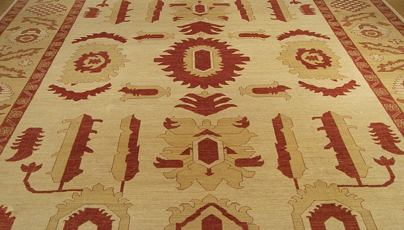 12 x 16 Handmade High Quality Afghan Serapi Rug_Natural Dyes Hand Spun Fine Wool gallery