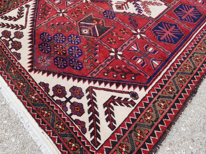 Turkish Runner Rug, 4x10 Vintage Runner, Red Runner, Home Decor Rug, Knotted Rug gallery