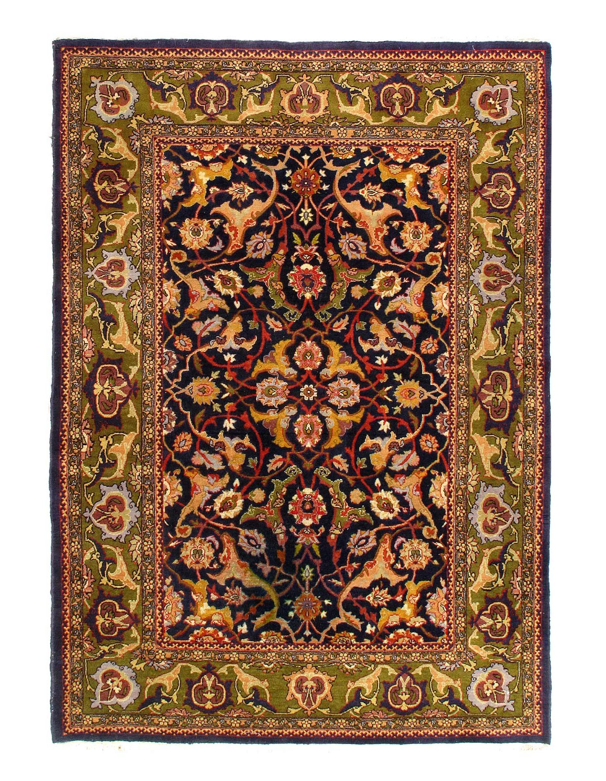 Buccaneer Color Fine Hand knotted Turkish Hereke Rug 4'11'' X 7' gallery