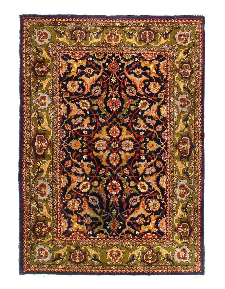 Buccaneer Color Fine Hand knotted Turkish Hereke Rug 4'11'' X 7'