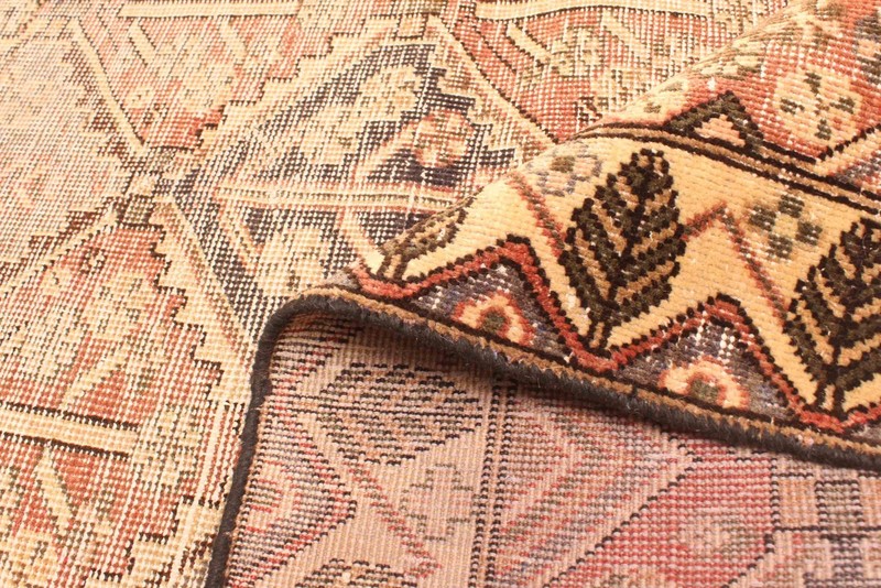 Vintage Traditional Hand-Knotted Area Rug 4'4" x 6'3" Oriental Wool Carpet gallery