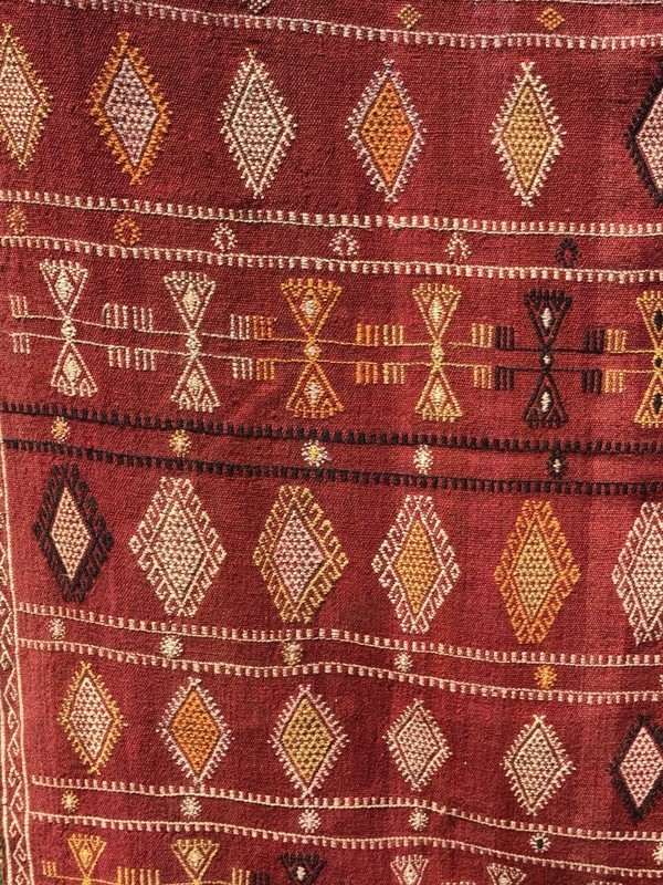 Vintage Manisa Alasehir Cicim Kilim Rug from Turkey (156 cm x 265 cm) gallery