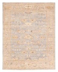 Vintage Hand-Knotted Carpet 7’9″ x 9’11” Traditional Oriental Wool Area Rug
