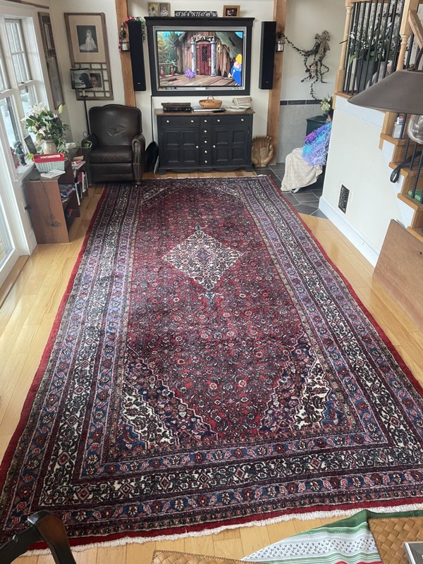 HAND KNOTTED 9 x 18, actual size, WOOL TURKISH RUG IN EXCELLENT CONDITION gallery
