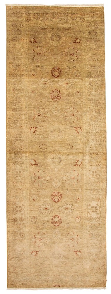 3'2" x 9'5" Vintage Hand-knotted Runner Rug Traditional Oriental Wool Carpet