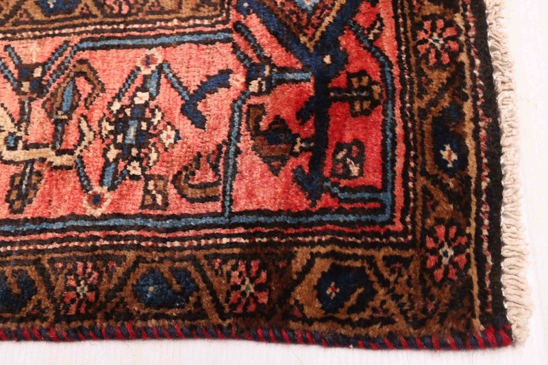 Traditional Vintage Hand-Knotted Area Rug 4'2" x 8'0" Oriental Wool Carpet gallery