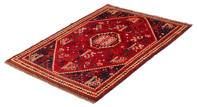 Vintage 4'1" x 5'10" Traditional Hand Knotted Vegetable Dye Wool Area Rug gallery
