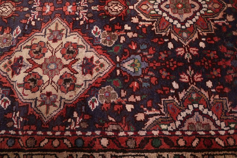 Vintage Hand-knotted Runner Rug 3'2" x 9'8" Traditional Oriental Wool Carpet gallery