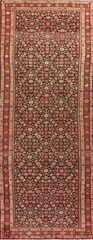 Vegetable Dye 14 ft Runner Rug 4×14 Wool hand-knotted Traditional Hallway Carpet