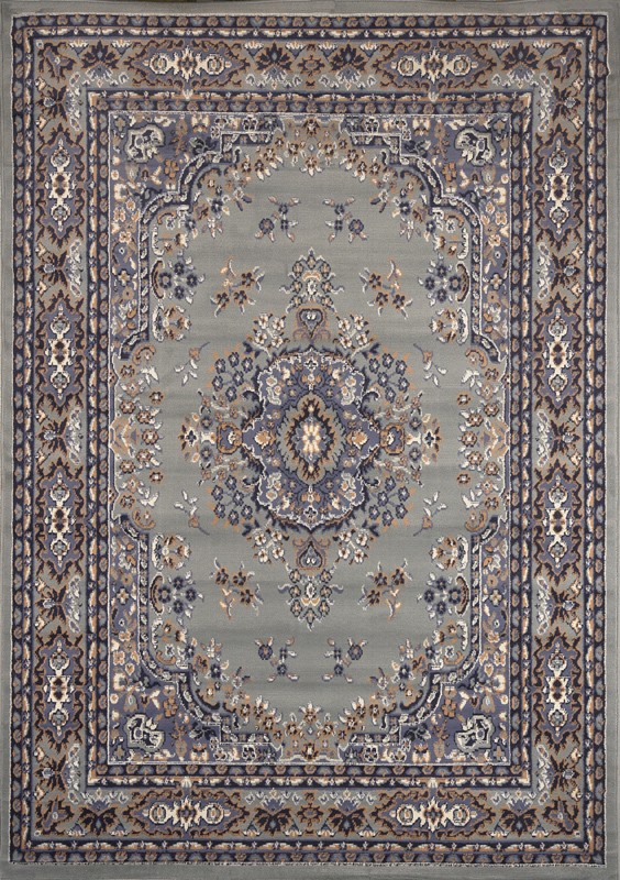Persien SILVER GREY AREA RUG 8 X 11 ORIENTAL CARPET 69 - ACTUAL 7' 8" x 10' 8" gallery