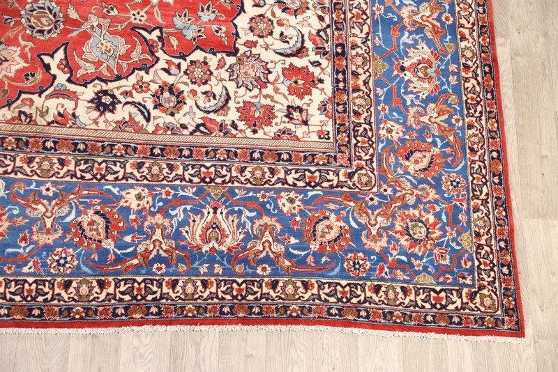 Traditional Antique Large Area Rug 11x16 Ft Handmade Vegetable Dye Wool Carpet gallery