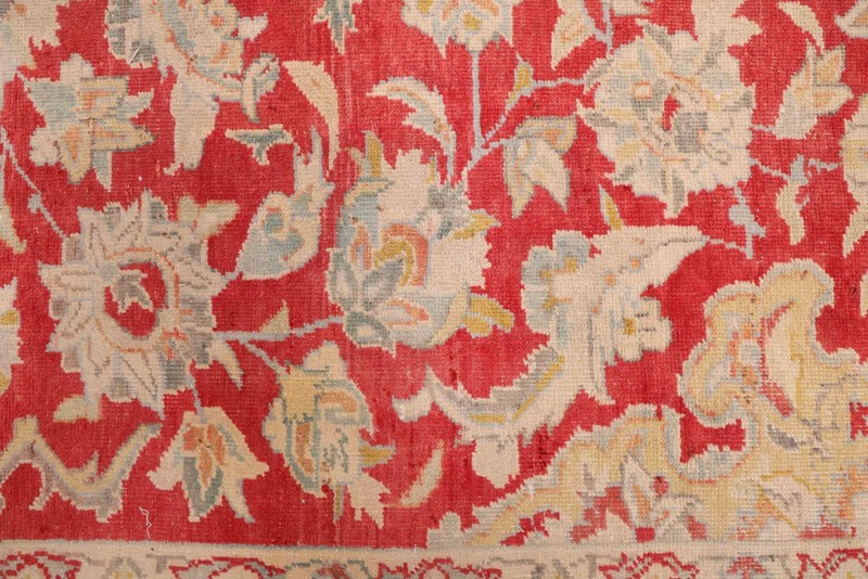 Vintage 9'1" x 13'1" Traditional Hand Knotted Vegetable Dye Wool Area Rug gallery