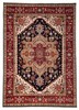 Vintage Geometric Area Rug 9'11" x 13'9" Traditional Hand-Knotted Wool Carpet gallery