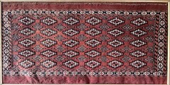 OLD TURKOMAN YOMUD CHUVAL STORAGE BAG FLAT WOVEN