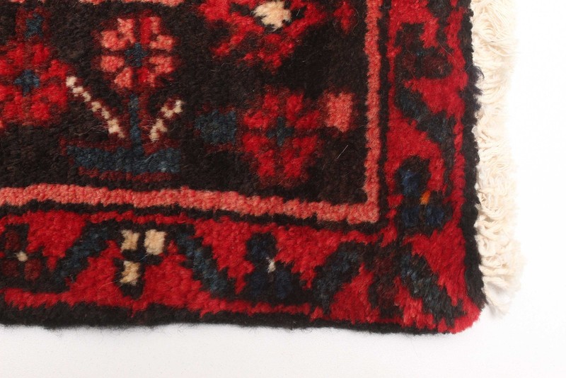 Vintage Hand-knotted Runner Rug 3'5" x 8'2" Traditional Oriental Wool Carpet gallery