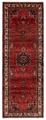 Vintage Hand-knotted Runner Rug 3’7″ x 9’11” Traditional Oriental Wool Carpet