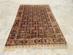 Vintage Fabulous Hand Knotted Turkmen Signed TCCP Wool Rug Carpet 332×220 Cm