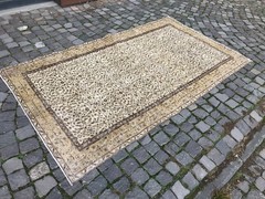 Bohemian Area Rug Handmade Wool Rug Turkish Vintage Traditional Rug 4,4 x 7,7 ft