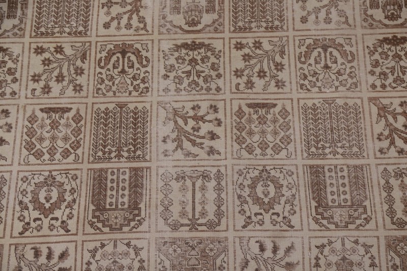 Garden Design Handmade Rug 6x10 Ft Oriental Carpet Traditional Distressed Rug gallery