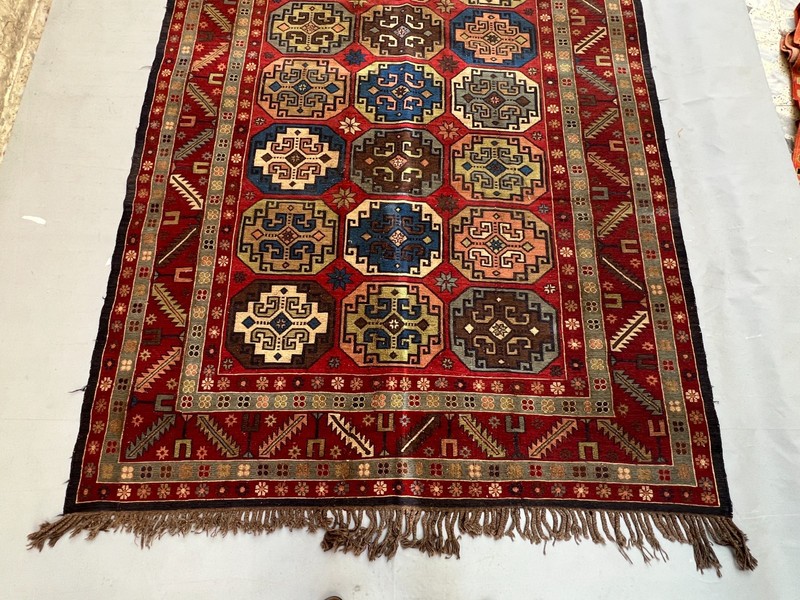 320 X 190 CM COLLECTOR ITEM Antique Kazak Daghistani Group Fine Quality Kilim gallery