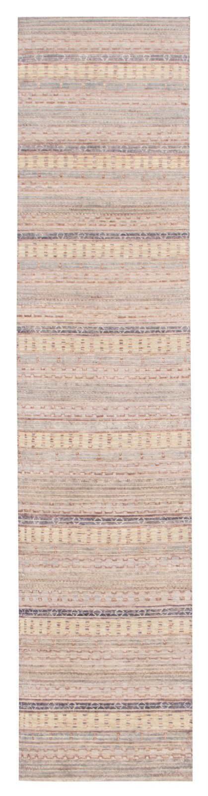2'6" x 12'2" Vintage Hand-knotted Runner Rug Traditional Oriental Wool Carpet gallery