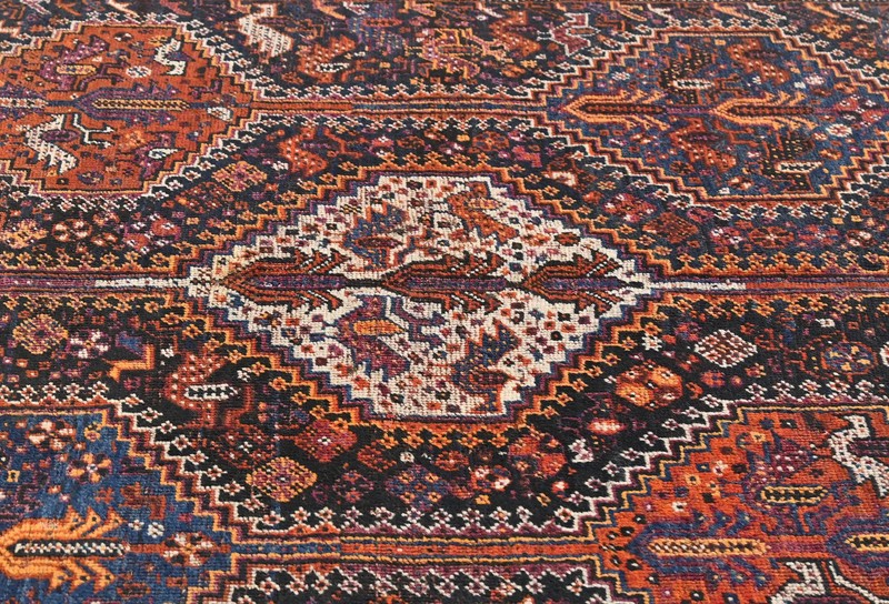 Hand-Knotted Semi-Antique Tribal Wool Rug Oriental Home Decor Carpet 5X8 ft gallery
