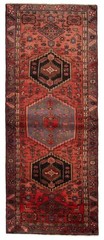 3’9″ x 9’4″ Vintage Hand-knotted Runner Rug Traditional Oriental Wool Carpet