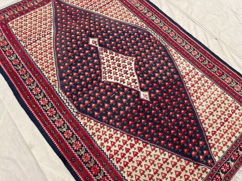 5 X 3'5ft Stunning Vintage Super Fine Quality Senneh Knots Floral Oriental Kilim gallery