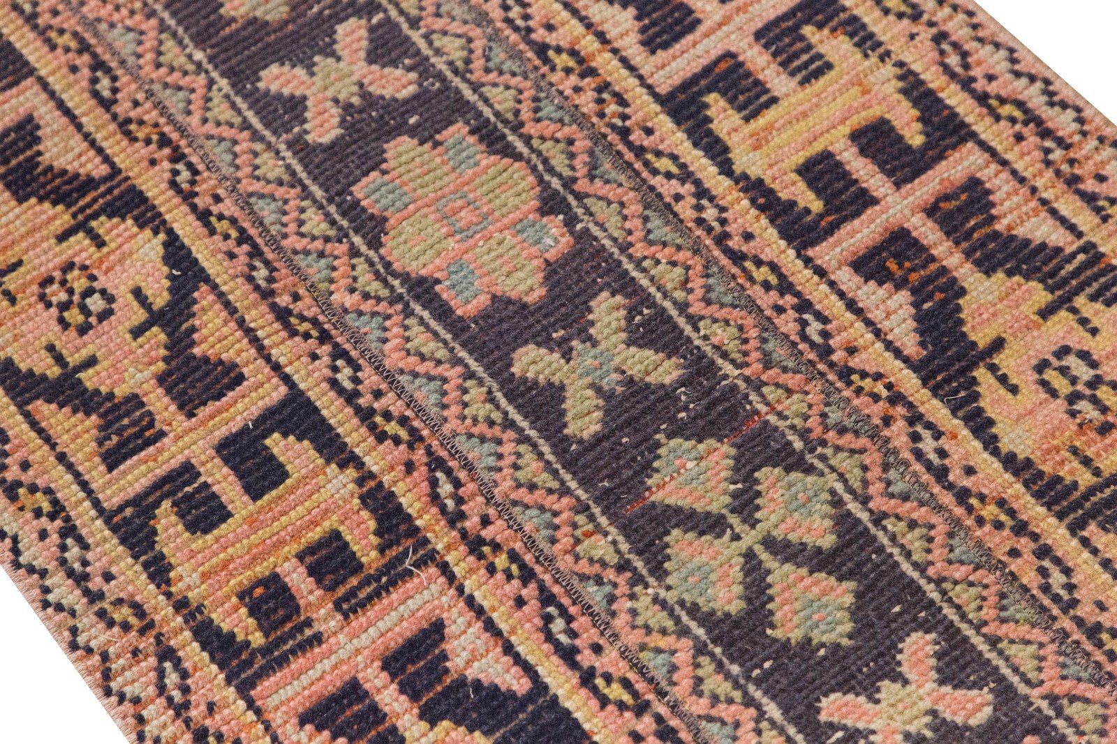 Oushak Rug,Runner Rug,Turkish Runner,Vintage Runner,Floor Rug, 2'1 x 11'11 feet gallery