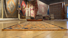 2’8”x12’ft Hand-knotted Runner Rug 1930-1940’s| Gold Colored Natural Dyed Runner