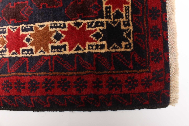 Vintage Traditional Hand-Knotted Area Rug 3'7" x 6'1" Oriental Wool Carpet gallery