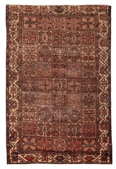 Vintage Hand-Knotted Area Rug 6’9″ x 10’0″ Traditional Oriental Wool Carpet