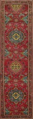 Handmade Wool 13 ft Runner Rug Traditional Hallway Carpet 3×13