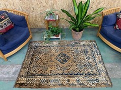 Vintage Tribal Rug 160×114 cm, medium, oriental Carpet truly Shabby Chic