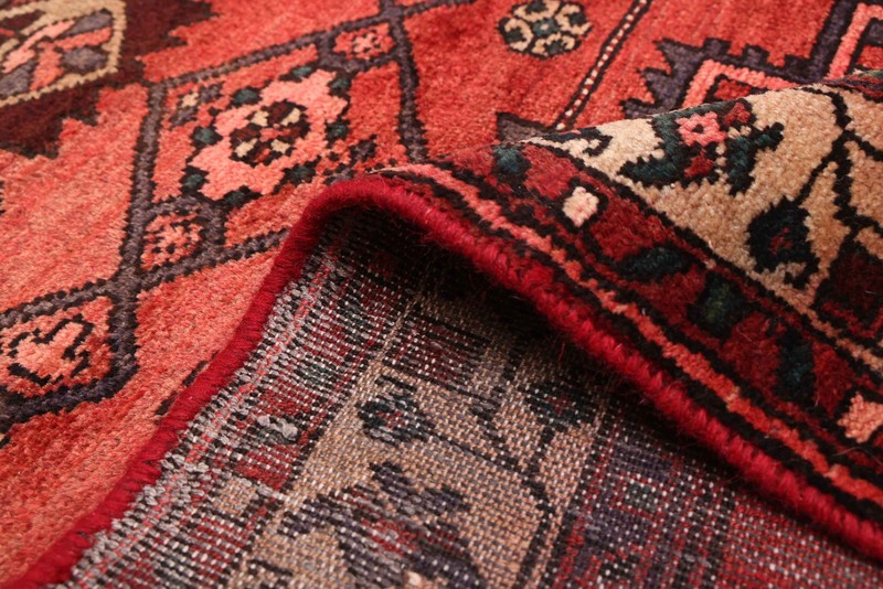 3'5" x 9'2" Vintage Hand-knotted Runner Rug Traditional Oriental Wool Carpet gallery
