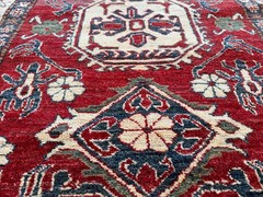 4×6 VINTAGE ORIENTAL RUG ANTIQUE HANDMADE handwoven HAND-KNOTTED caucasian heriz
