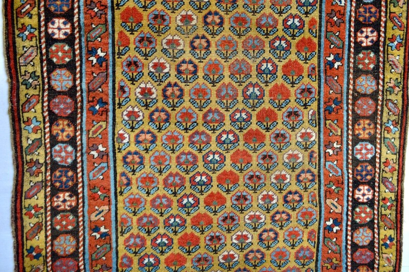 FABULOUS 1880's RARE ANTIQUE SHAHSAVAN TRIBE SOUTH CAUCASIAN LONGRUG KAZAK *** gallery