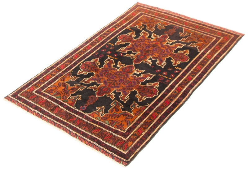 Traditional Vintage Hand-Knotted Area Rug 3'7" x 6'0" Oriental Wool Carpet gallery