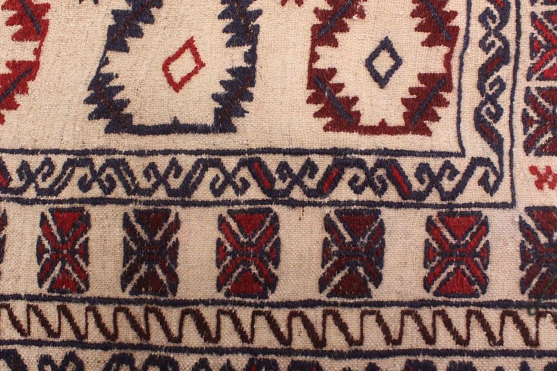Vintage Hand Woven Area Rug 4'4" x 6'6" Traditional Wool Oriental Carpet gallery