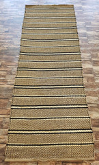 Vintage Handmade Turkish Striped Wool Kilim Runner Rug 210×76 cm
